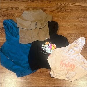 H&M Kids' Hoodie Set - Blue, Black, Tan, Cream